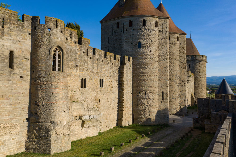 enceinte-interieure enceinte intérieure de Carcassonne