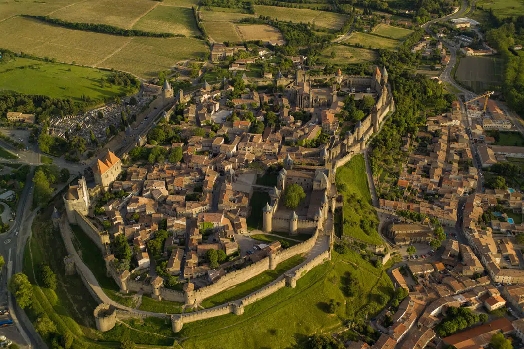 cite-de-carcassonne Vue sur la cité de Carcassonne