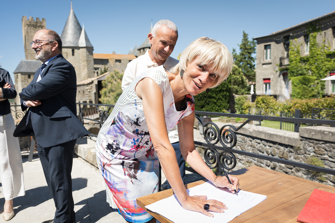 Photo générale des acteurs de l'Association Mission Patrimoine Mondial